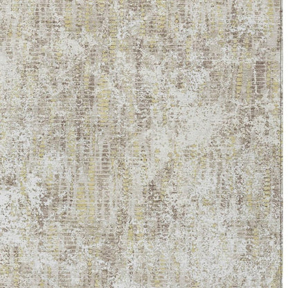 5' X 8' Ivory And Blue Abstract Washable Indoor Outdoor Area Rug HomeRoots