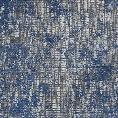 10' X 14' Navy Blue And Khaki Abstract Washable Indoor Outdoor Area Rug HomeRoots