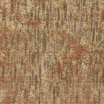 5' X 8' Orange And Brown Abstract Washable Indoor Outdoor Area Rug HomeRoots