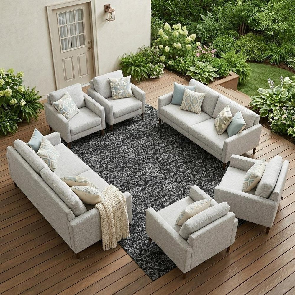 9' X 12' Black And Saffron Oriental Washable Indoor Outdoor Area Rug HomeRoots