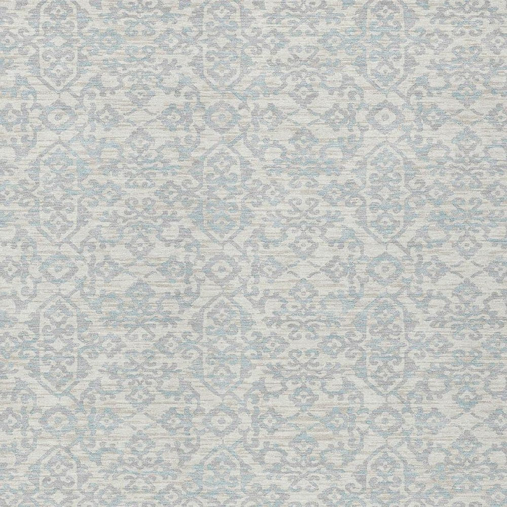 3' X 5' Ivory And Gray Oriental Washable Indoor Outdoor Area Rug HomeRoots