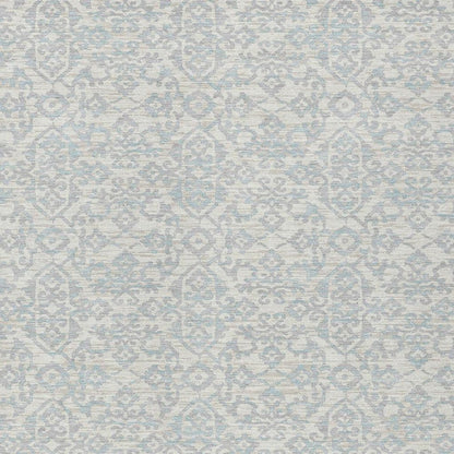 3' X 5' Ivory And Gray Oriental Washable Indoor Outdoor Area Rug HomeRoots