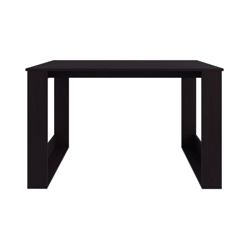 47" Black Wood Computer Desk — view 1
