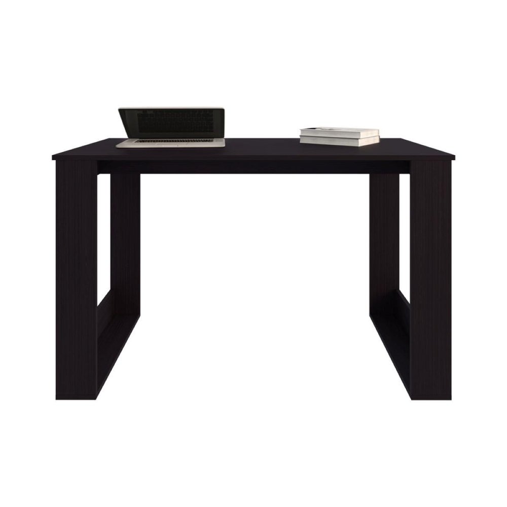 47" Black Wood Computer Desk — view 2