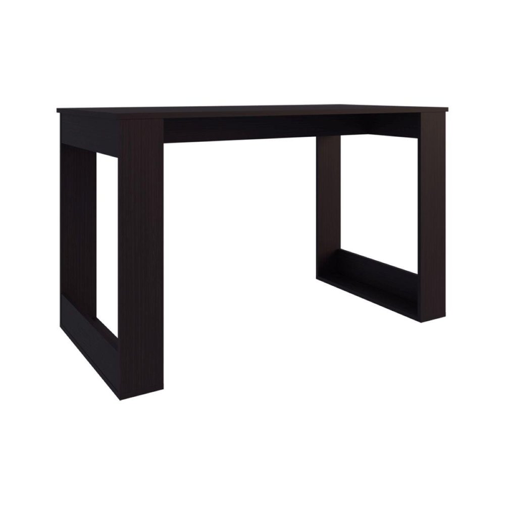 47" Black Wood Computer Desk HomeRoots