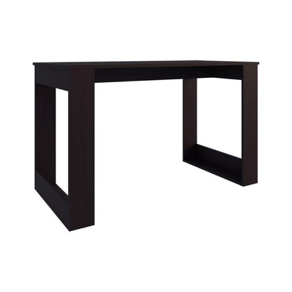 47" Black Wood Computer Desk HomeRoots