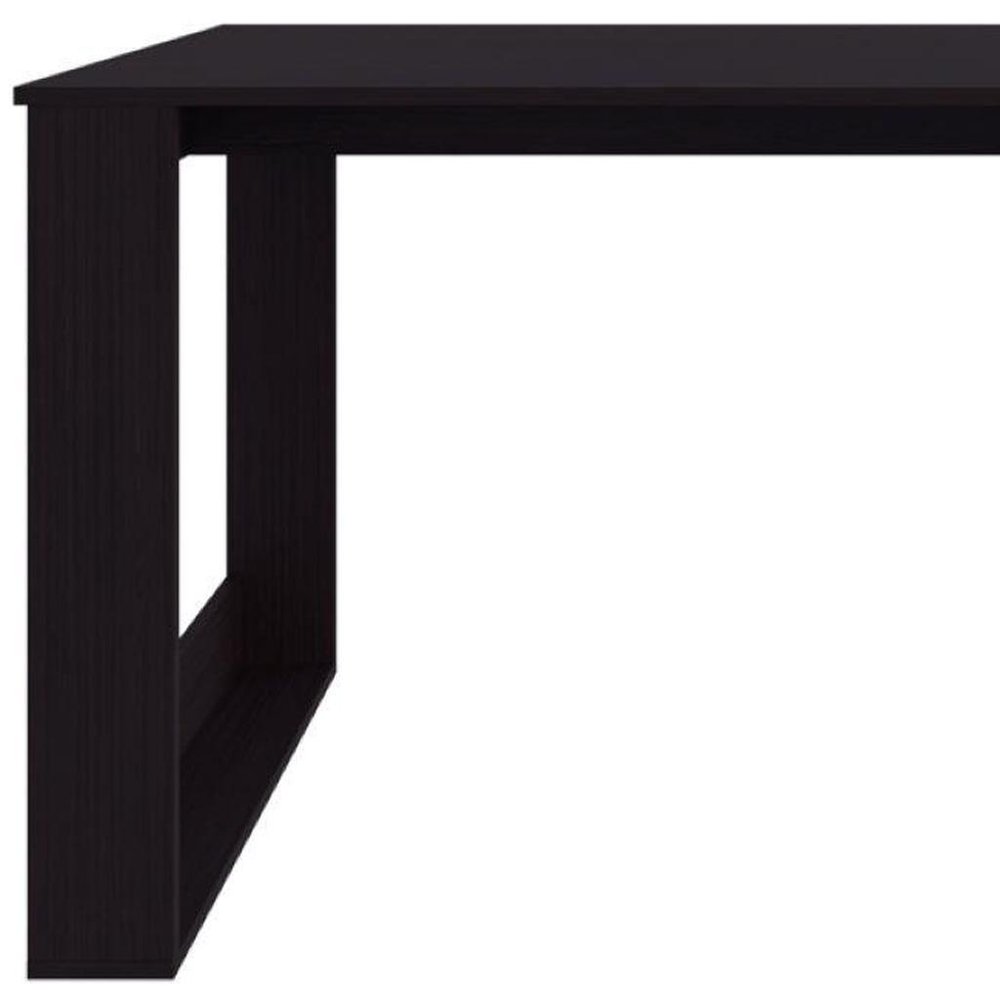 47" Black Wood Computer Desk HomeRoots