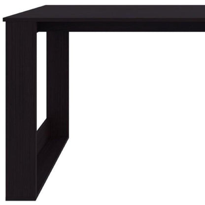 47" Black Wood Computer Desk HomeRoots