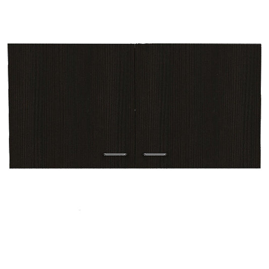 39" Brown Wood Accent Cabinet With Two Doors