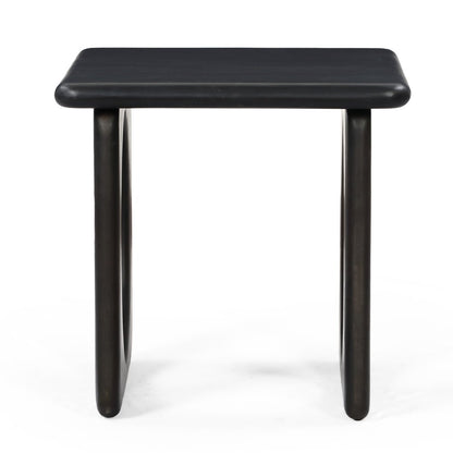 20" Espresso Solid Wood Square Frame End Table HomeRoots