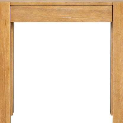 47" Black Wood Console Table With USB And Drawer HomeRoots