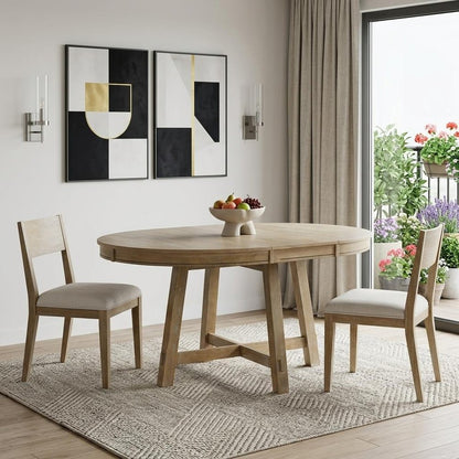 58" Espresso Wood Removable Leaf Oval Extendable Dining Table HomeRoots