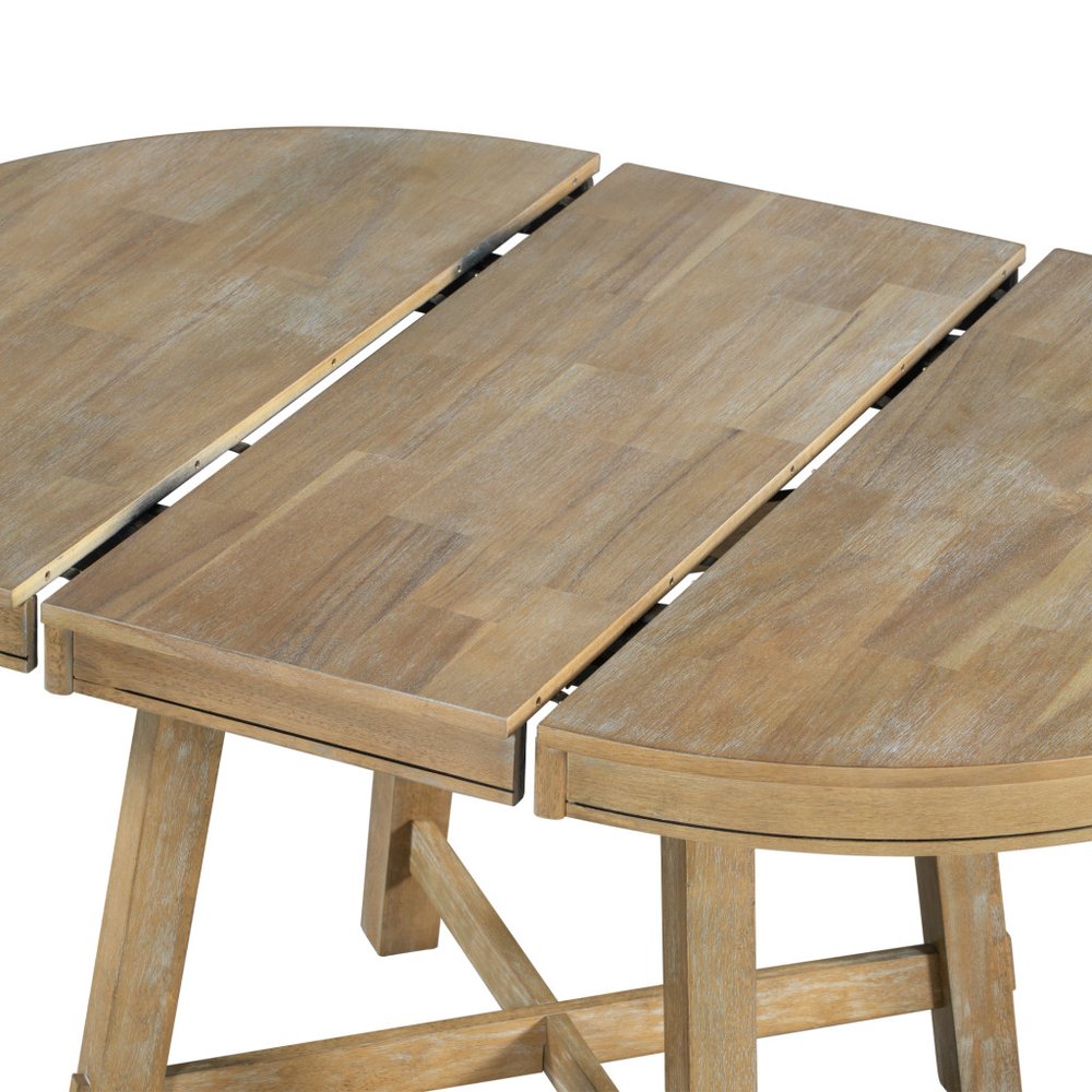 58" Espresso Wood Removable Leaf Oval Extendable Dining Table HomeRoots