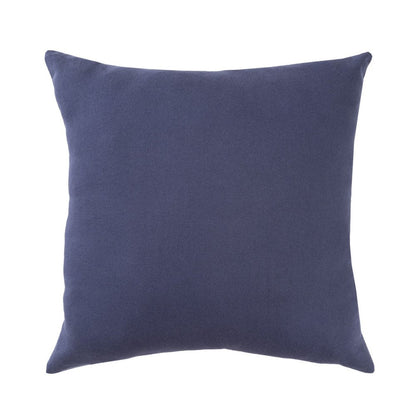 20" Indigo And Blue Patchwork Cotton Throw Pillow Cover
