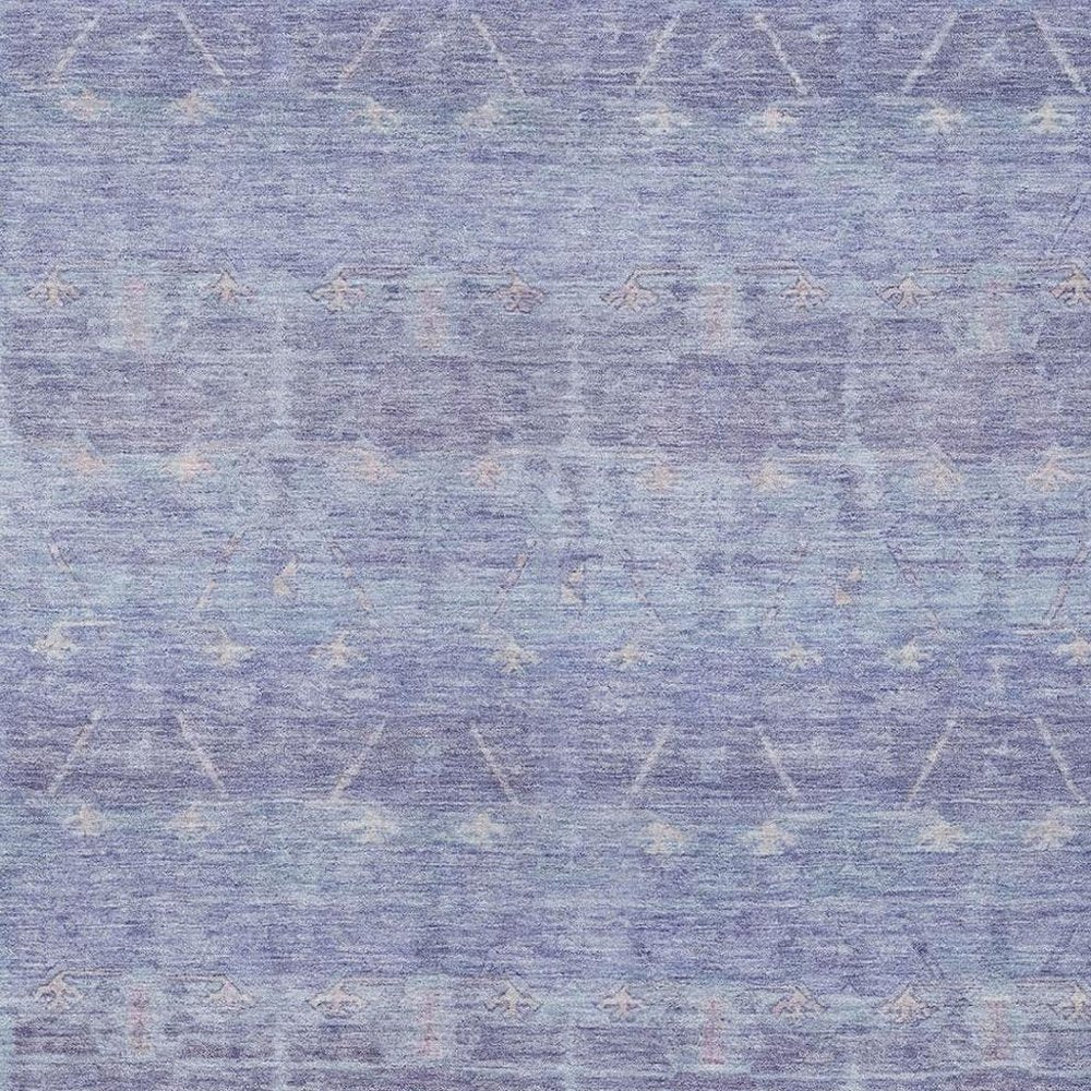 3' X 5' Lavender And Purple Tribal Washable Indoor Outdoor Area Rug HomeRoots