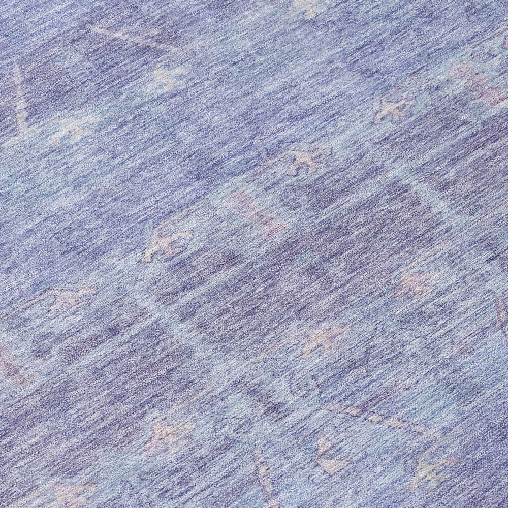 3' X 5' Lavender And Purple Tribal Washable Indoor Outdoor Area Rug — view 3