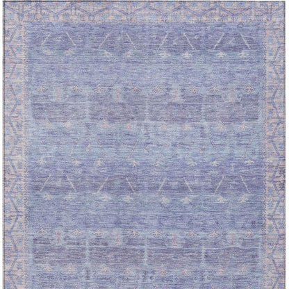 10' X 14' Lavender And Purple Tribal Washable Indoor Outdoor Area Rug HomeRoots