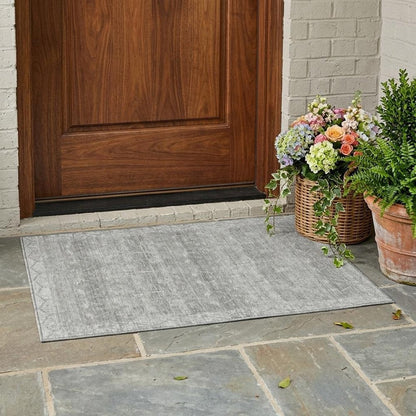 3' X 5' Taupe And Brown Tribal Washable Indoor Outdoor Area Rug HomeRoots