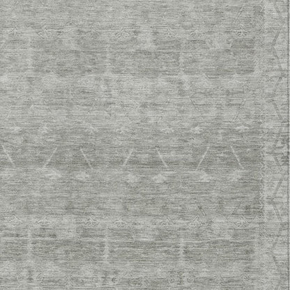 10' X 14' Taupe And Brown Tribal Washable Indoor Outdoor Area Rug HomeRoots
