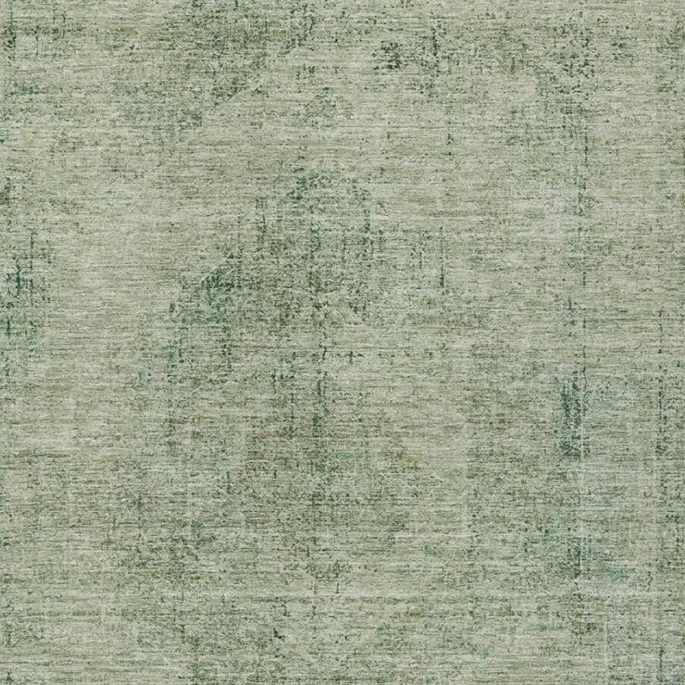 3' X 5' Green And Sage Oriental Washable Indoor Outdoor Area Rug HomeRoots