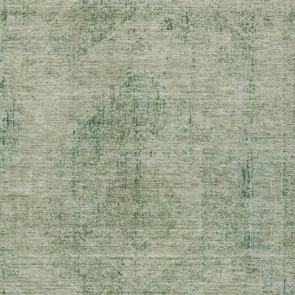 3' X 5' Green And Sage Oriental Washable Indoor Outdoor Area Rug