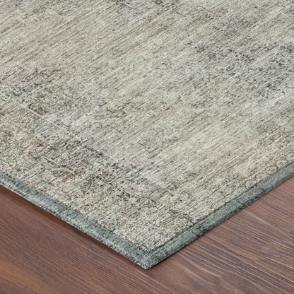 9' X 12' Beige And Brown Oriental Washable Indoor Outdoor Area Rug HomeRoots