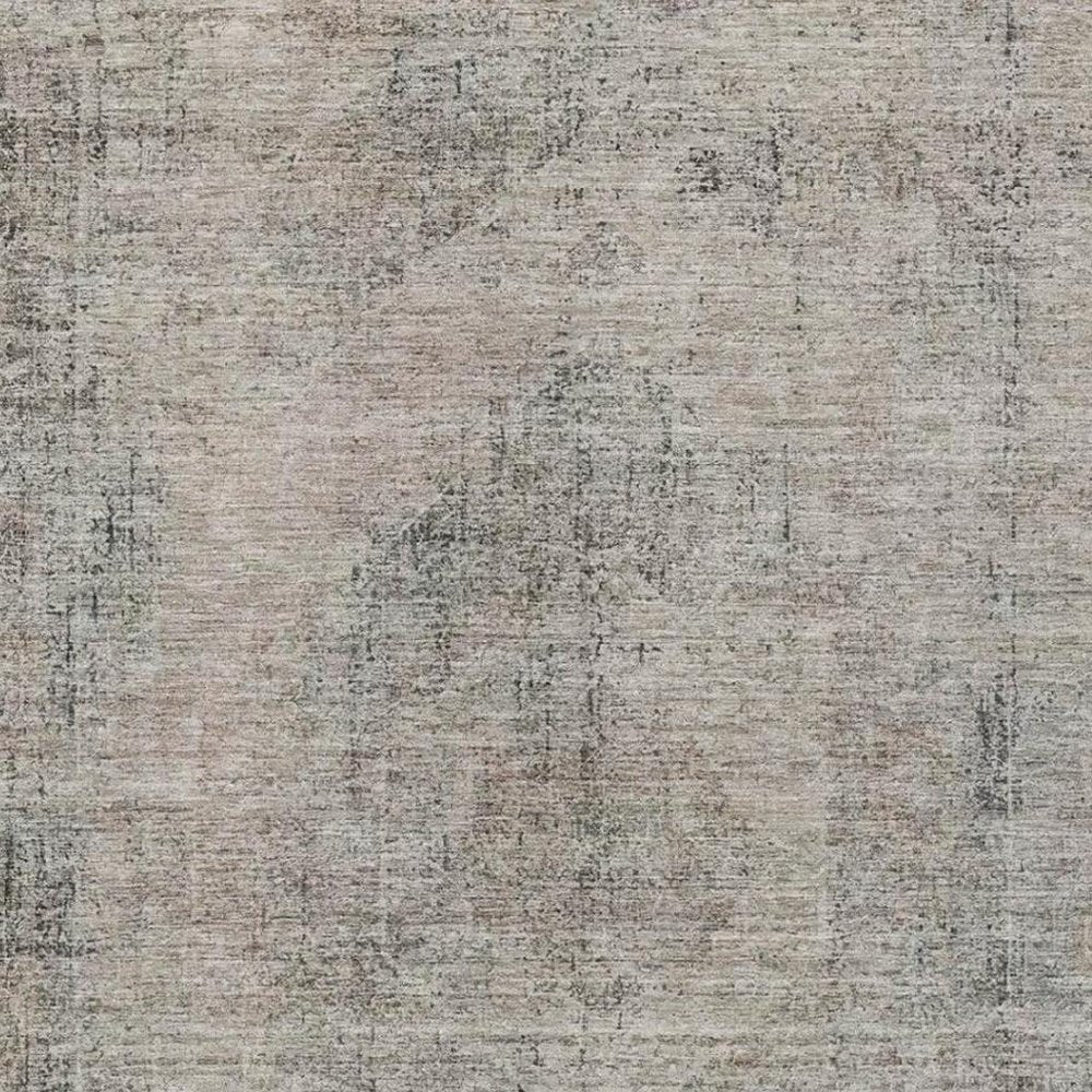 9' X 12' Beige And Brown Oriental Washable Indoor Outdoor Area Rug HomeRoots