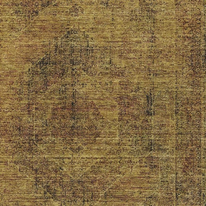 3' X 5' Rust And Orange Oriental Washable Indoor Outdoor Area Rug HomeRoots