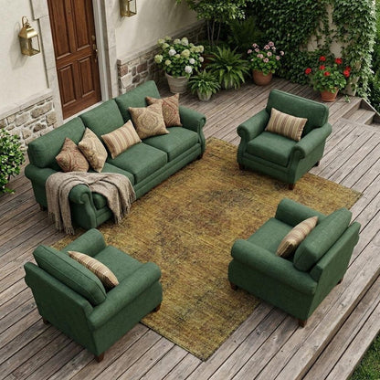 8' X 10' Rust And Orange Oriental Washable Indoor Outdoor Area Rug