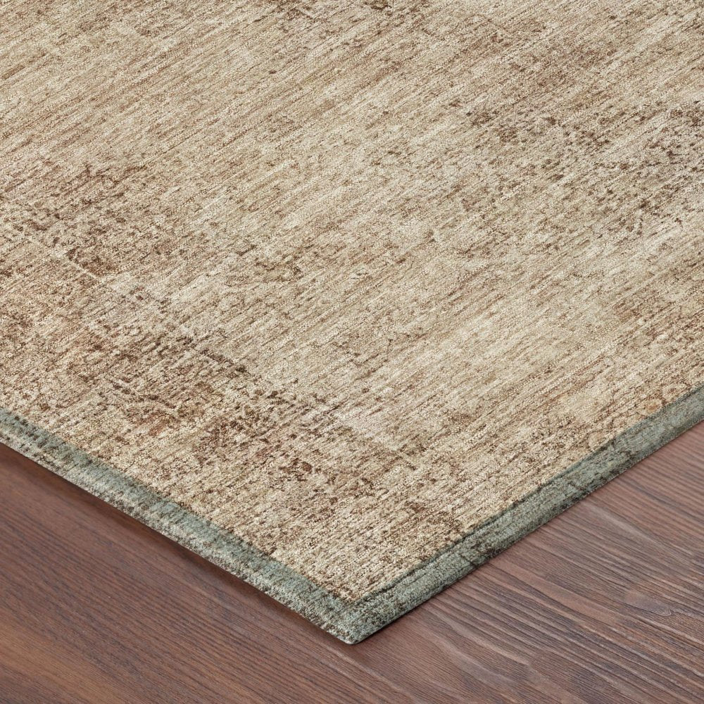 5' X 8' Salmon And Orange Oriental Washable Indoor Outdoor Area Rug HomeRoots