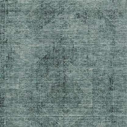 3' X 5' Teal Blue And Gray Oriental Washable Indoor Outdoor Area Rug HomeRoots
