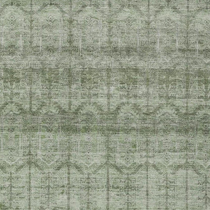 8' X 10' Sage And Green Tribal Washable Indoor Outdoor Area Rug HomeRoots