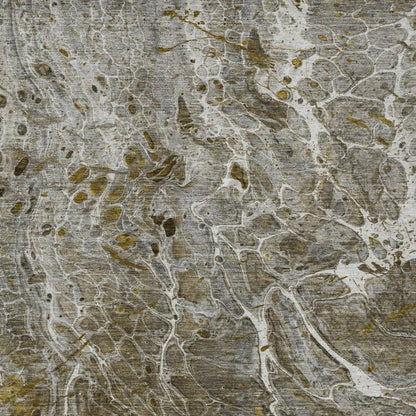 10' X 14' Pewter And Gray Abstract Washable Indoor Outdoor Area Rug HomeRoots