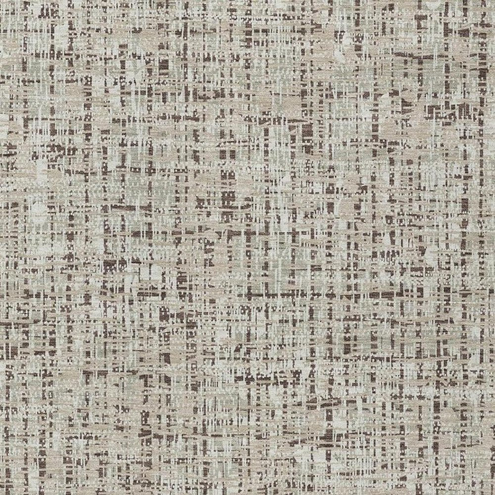 10' X 14' Beige And Brown Abstract Washable Indoor Outdoor Area Rug HomeRoots