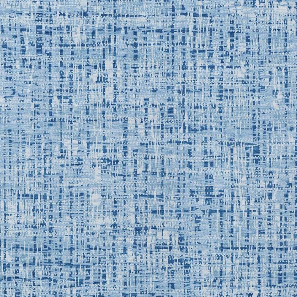 9' X 12' Blue And Denim Blue Abstract Washable Indoor Outdoor Area Rug HomeRoots