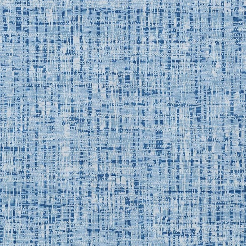 10' X 14' Blue And Denim Blue Abstract Washable Indoor Outdoor Area Rug HomeRoots