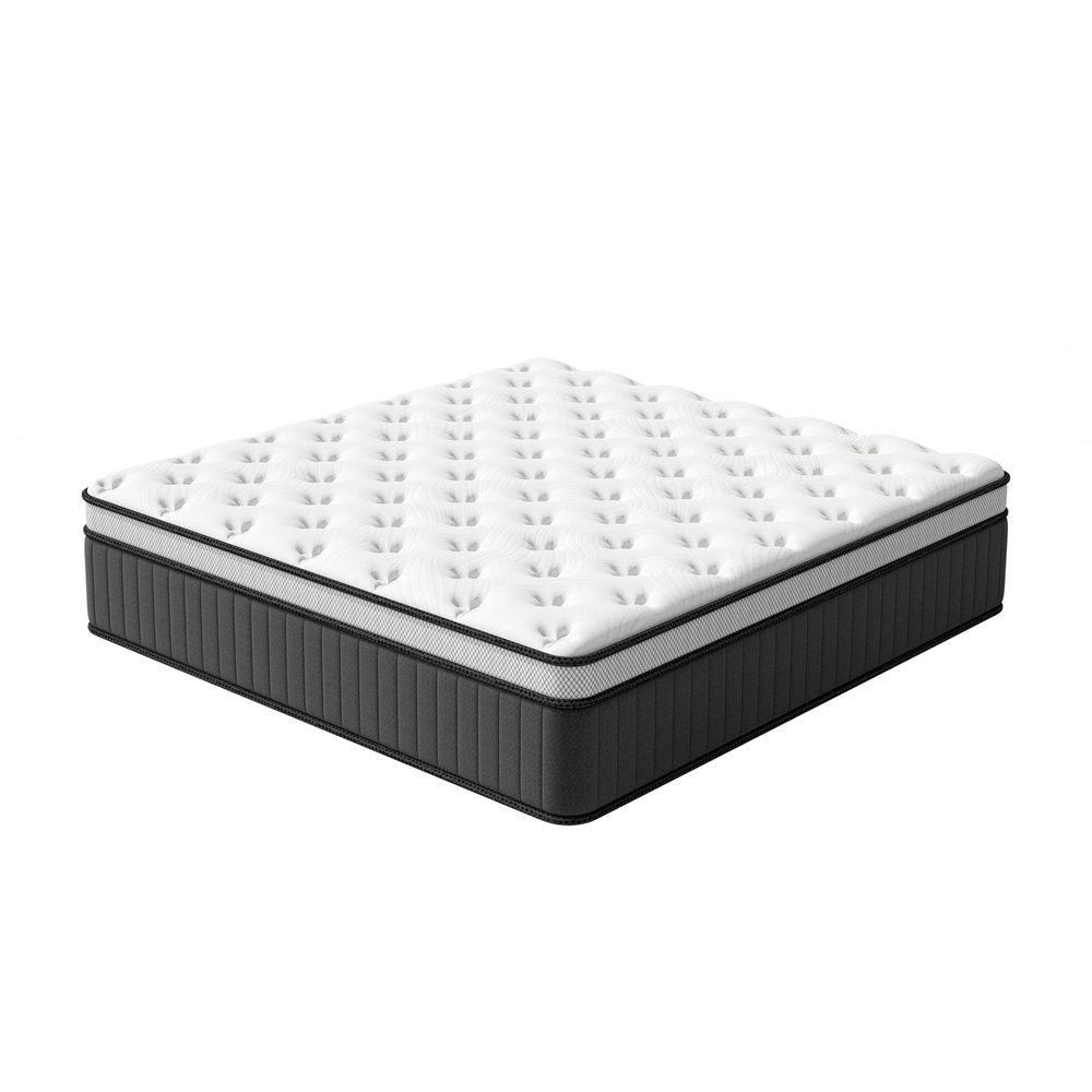 12" Queen Memory Foam Medium Euro Top Hybrid Mattress — view 1