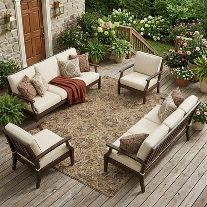 10' X 14' Copper And Orange Damask Washable Indoor Outdoor Area Rug HomeRoots