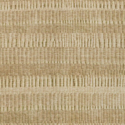 3' X 5' Copper And Orange Striped Washable Indoor Outdoor Area Rug