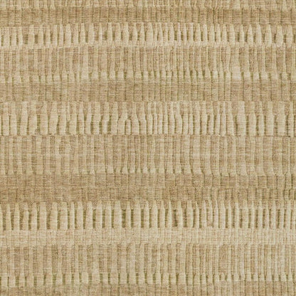 9' X 12' Copper And Orange Striped Washable Indoor Outdoor Area Rug