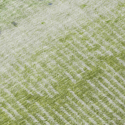 5' X 8' Green And Beige Abstract Washable Indoor Outdoor Area Rug HomeRoots