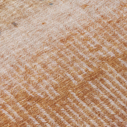 9' X 12' Orange And Beige Abstract Washable Indoor Outdoor Area Rug HomeRoots