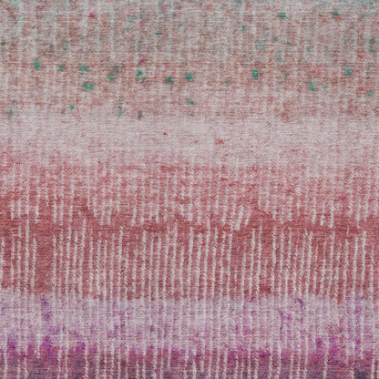 3' X 5' Pink And Blush Abstract Washable Indoor Outdoor Area Rug
