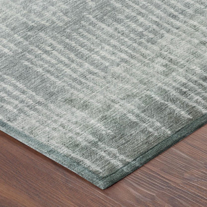8' X 10' Sage And Green Abstract Washable Indoor Outdoor Area Rug HomeRoots