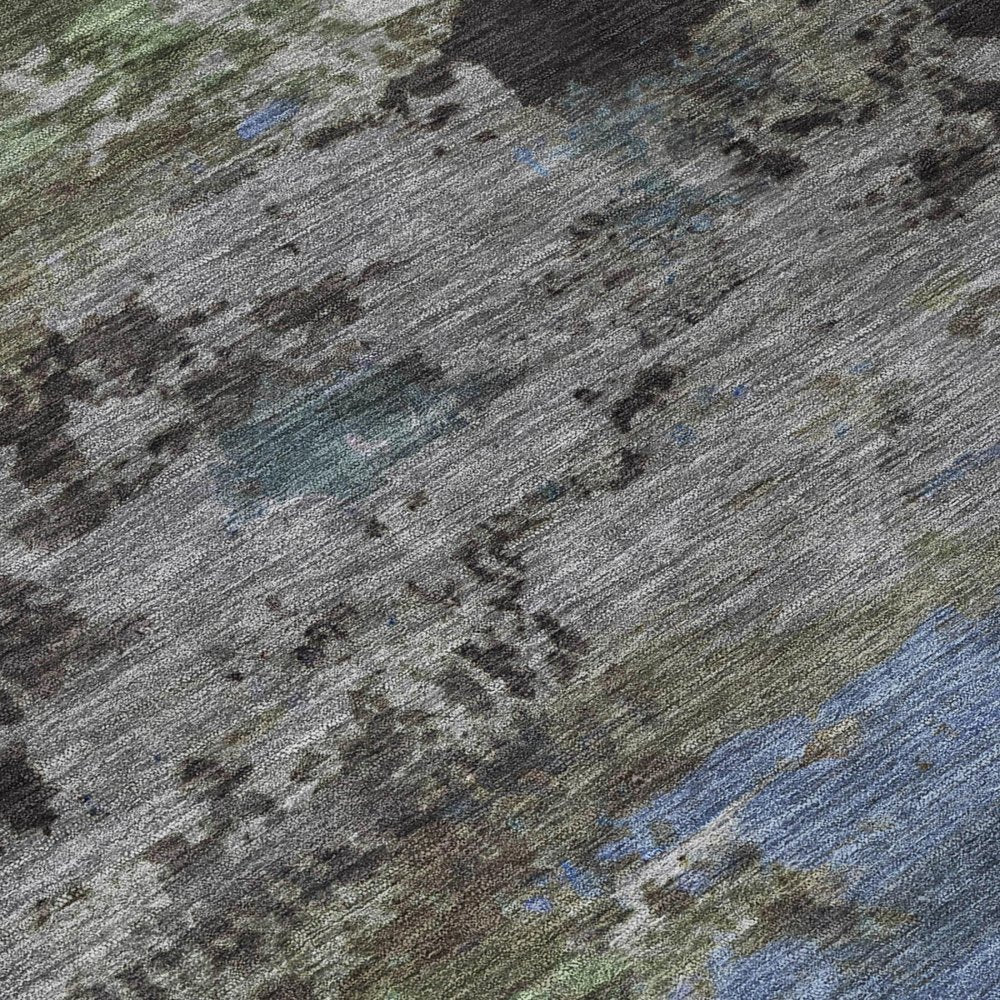 5' X 8' Taupe And Brown Abstract Washable Indoor Outdoor Area Rug HomeRoots