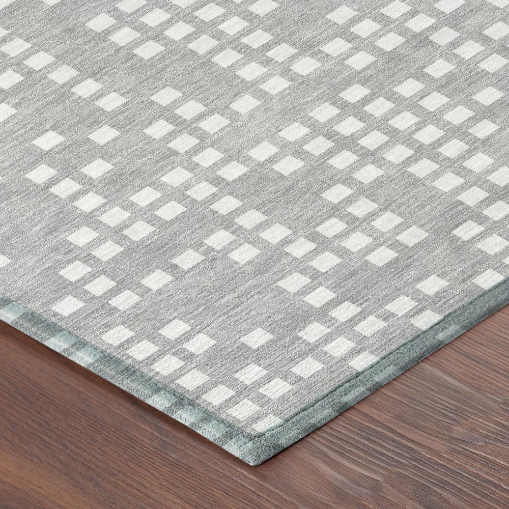 10' X 14' Pewter And Gray Abstract Washable Indoor Outdoor Area Rug HomeRoots