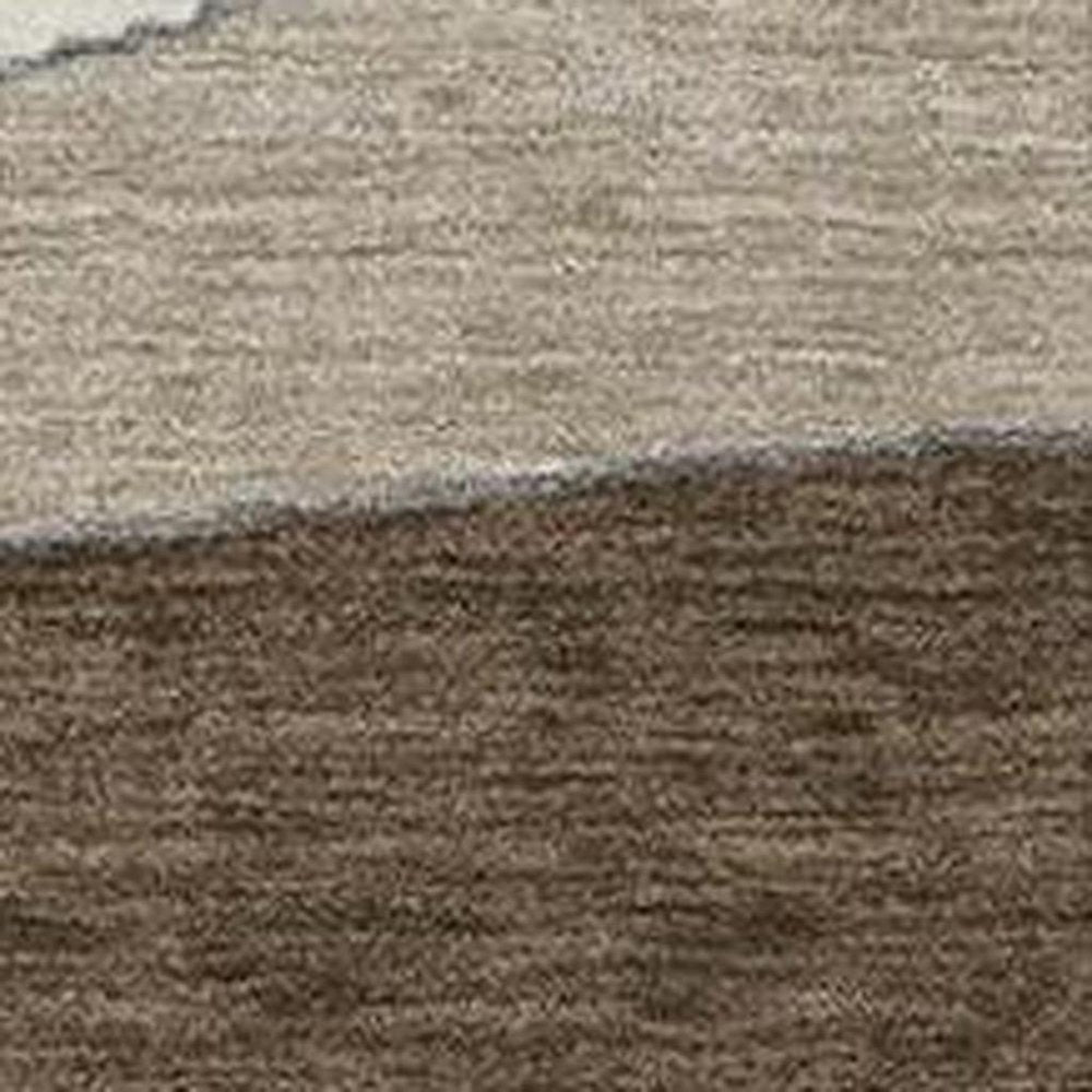 3' X 5' Chocolate And Brown Geometric Washable Indoor Outdoor Area Rug HomeRoots