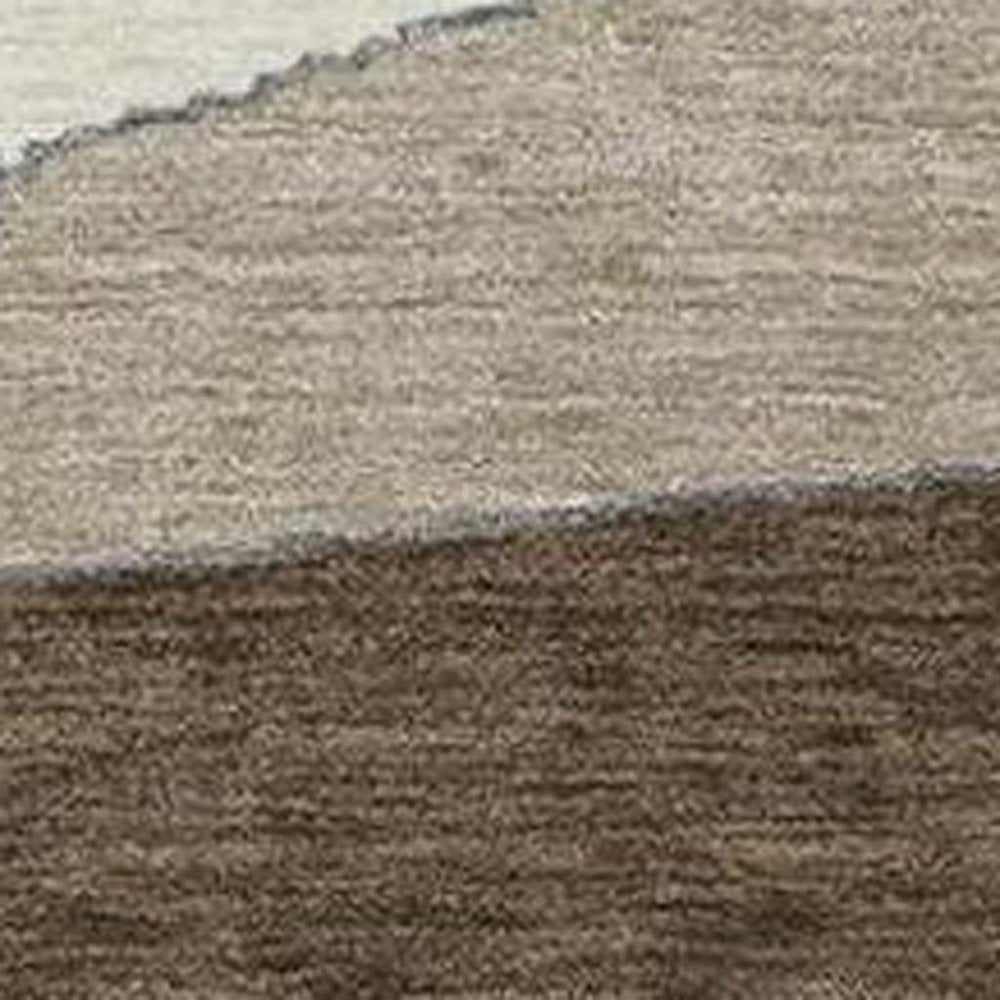 3' X 5' Chocolate And Brown Geometric Washable Indoor Outdoor Area Rug HomeRoots