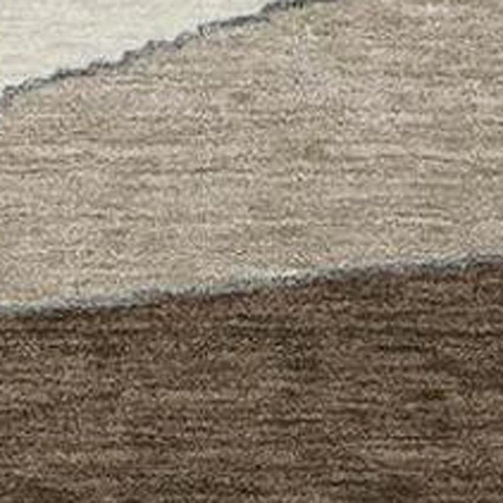 5' X 8' Chocolate And Brown Geometric Washable Indoor Outdoor Area Rug HomeRoots