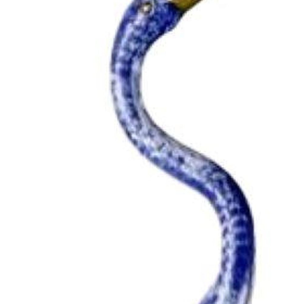 37" Blue And Gold Metal Birds Garden Accents Accessories HomeRoots